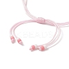 Rhombus Handmade Loom Pattern Glass Seed Braided Bead Bracelets BJEW-MZ00008-3