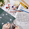 2Pcs Transparent Acrylic Alignment T-Shirt Rulers AJEW-DC0002-17B-3