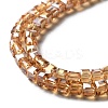 Electroplate Glass Bead Strands EGLA-J028-4x4mm-AB18-3