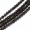 Natural Smoky Quartz Bead Strands G-G914-2mm-24-2