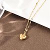 304 Stainless Steel Charm Bracelets BJEW-H210-01G-3