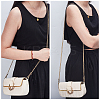 8Pcs 4 Colors Zinc Alloy Curb Chain Purse Chains FIND-GA0007-17-3