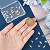 40Pcs 4 Sytles Brass Connector Charms KK-BC0012-06-3