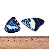 Epoxy Resin Butterfly Wing Pendants RESI-T057-86D-3