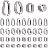 200Pcs 4 Style 304 Stainless Steel Open Quick Link Connectors STAS-PH0001-40-1
