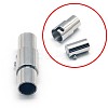 Tarnish Resistant 304 Stainless Steel Locking Tube Magnetic Clasps STAS-E006-65-1