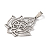 Non-Tarnish 304 Stainless Steel Pendants STAS-U010-27P-2