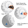 Stainless Steel Cutting Dies Stencils DIY-WH0238-014-5