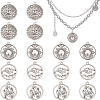 24Pcs 4 Style Tibetan Style Alloy Pendants TIBEP-BC0001-01-1