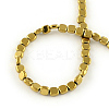Electroplated Non-magnetic Synthetic Hematite Beads Strands G-R259-51G-2