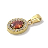 Ion Plating(IP) 304 Stainless Steel Micro Pave Cubic Zirconia Pendants STAS-Z107-05G-06-2