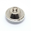 Glass Rhinestone Button BUTT-WH0015-21D-01-2