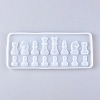 DIY Chess Board & Pieces Silicone Molds DIY-F052-01-3