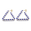 (Jewelry Parties Factory Sale)Brass Stud Earrings EJEW-S209-16B-2