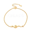925 Sterling Silver Link Bracelets BJEW-D320-02G-4