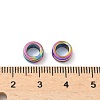 Ion Plating(IP) 304 Stainless Steel Grooved Beads STAS-WH0055-04RC-3