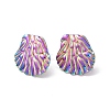 Ion Plating(IP) 304 Stainless Steel Stud Earring for Women EJEW-I285-18MC-1