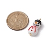 3Pcs 3 Styles Handmade Lampwork Connector Charms PALLOY-JF02829-3