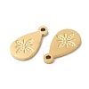 Ion Plating(IP) 316L Surgical Stainless Steel Charms STAS-H213-81G-2