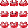 10Pcs Glass Enamel Beads LAMP-PA0001-44B-1