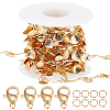 DIY Shell Charms Chain Bracelet Necklace Making Kit DIY-BBC0001-64-1