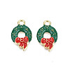Rack Plating Alloy Enamel Charms LS-X-ENAM-N055-167-2