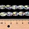 Electroplate Glass Beads Strands EGLA-D030-04B-2