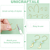 48Pcs 8 Style 304 Stainless Steel Earring Hooks STAS-UN0022-81-5