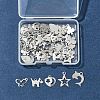 64Pcs 16 Styles Anti-Tarnish 201 Stainless Steel Charms STAS-FS0001-63-7