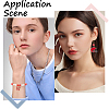 24Pcs 6 Style Alloy Enamel Pendants FIND-SC0009-07-5