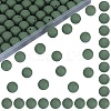 80Pcs Round Silicone Focal Beads SIL-SZ0001-24-36-1