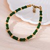 304 Stainless Steel Beaded Bracelets for Women BJEW-M056-06G-6