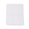 Rectangle Paper Hair Clip Display Cards CDIS-C004-03G-3