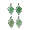 Natural Green Aventurine Pendants G-C110-05E-P-1