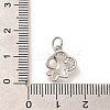 Rack Plating Brass Micro Pave Cubic Zirconia Pendants KK-H508-28P-12-3