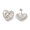 Non-Tarnish 304 Stainless Steel Studs Earrings EJEW-K272-02C-P-1