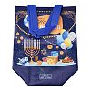 Hanukkah Theme Non-Woven Reusable Folding Gift Bags with Handle ABAG-NH0001-01B-2