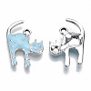 Eco-Friendly Zinc Alloy Pendants FIND-N048-45C-NR-2
