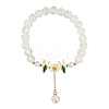 Glass Bead Charm Bracelets BJEW-YW00007-01-1