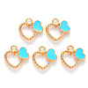 Alloy Enamel Pendants ENAM-S121-045-2