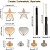 Alloy Decoration Screwback Stud Rivets and Tool FIND-CA0002-67-2