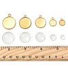 DIY Blank Dome 304 Stainless Steel Pendant Making Kits DIY-FS0008-36-5