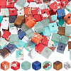 140Pcs 7 Colors  Synthetic Regalite/Imperial Jasper/Sea Sediment Jasper Beads Strands G-SC0003-23-1