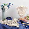 2Pcs 2 Styles Polyester Computerized Embroidery Collar DIY-BC0006-62-4