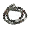 Natural African Bloodstone Beads Strands G-Z119-A28-02-4