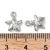 Brass Micro Pave Cubic Zirconia Pendants KK-U045-09P-3