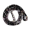 Electroplate Glass Beads Strands GLAA-Q101-02A-HP04-2