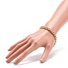 Synthetic Hematite Round Beaded Stretch Bracelet BJEW-JB08582-6