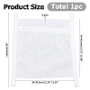 Polyester Mesh Shoe Cleaning Laundry Zipper Bags ABAG-WH0044-66A-2
