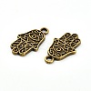 Tibetan Style Alloy Pendant Enamel Settings TIBE-T011-127AB-FF-2